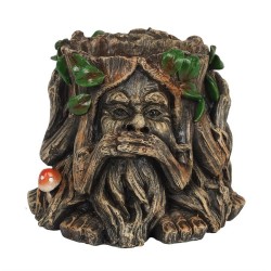 14 cm großer Green Man-Pflanztopf