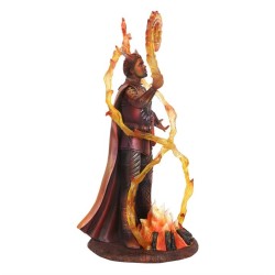 Figura de mago elemental de fuego de Anne Stokes