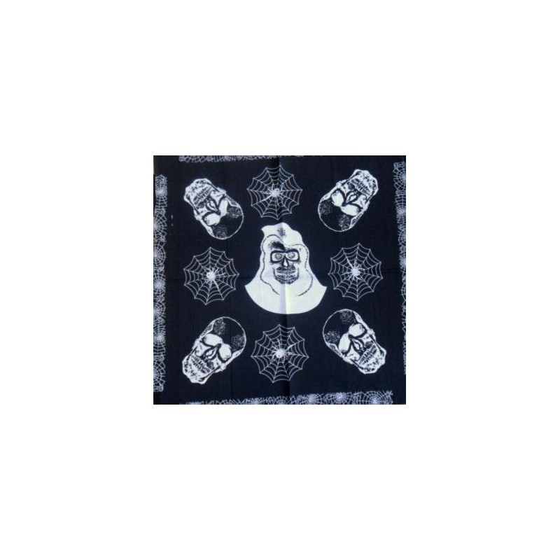 Foulard bandana motif tête de mort 9