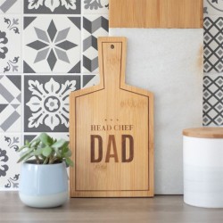 Head Chef Dad Bamboo Serving Board