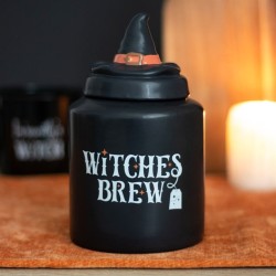 Bote de té de cerámica Witches Brew