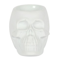 White Skull Oil Burner