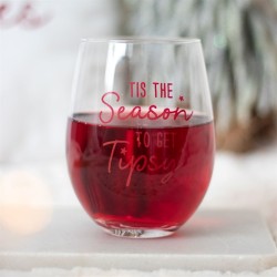 Season to Get Tipsy Stielloses Glas