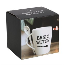 Juego básico de taza y cuchara de bruja