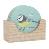 British Garden Birds Coaster Set