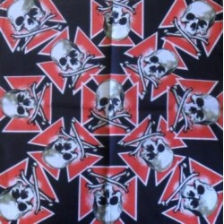 Diseño de patrón de calavera 12 Bandana Pañuelo para la cabeza