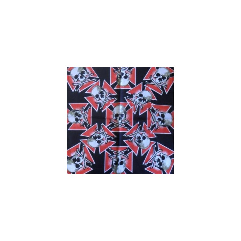 Foulard bandana motif tête de mort 12