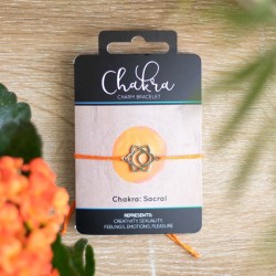 Sakralchakra-Charm-Armband