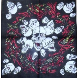 Foulard bandana motif tête...