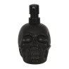 Dispensador de jabón de calavera negra