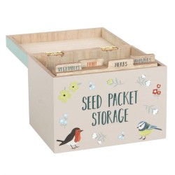 British Garden Birds Samenpaket-Aufbewahrungsbox