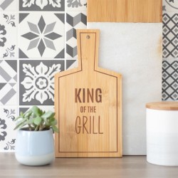 Tabla de servir de bambú King of the Grill