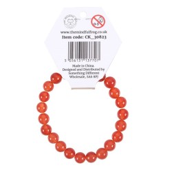 Sacral Chakra Carnelian Gemstone Bracelet