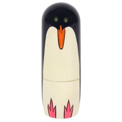 Russische Puppe Pinguin