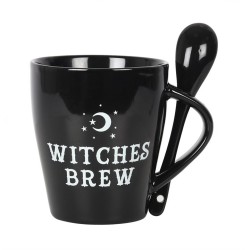 Juego de taza y cuchara de cerveza Witches