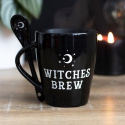 Juego de taza y cuchara de cerveza Witches