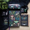 Estuche para gafas con estampado de bosque oscuro