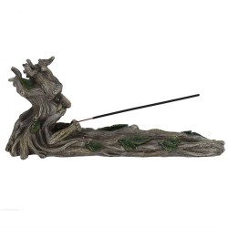 Green Man Incense Stick Holder