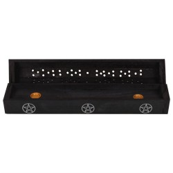 Pentagram Wooden Black Pepper Incense Box Set