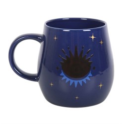 Taza que cambia el color de ojos que todo lo ve