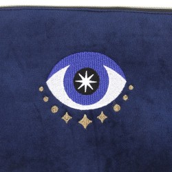 All Seeing Eye Samt-Make-up-Tasche