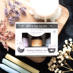 Set mit 3 Stress Less Ritual-Mischungen aus ätherischen Ölen