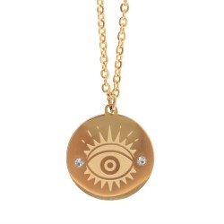 Geschenkset „All Seeing Eye“-Halskette und -Schale