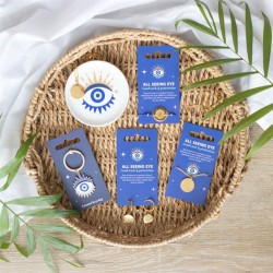 Geschenkset „All Seeing Eye“-Halskette und -Schale