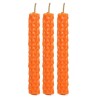 Set of 6 Orange Beeswax Spell Candles