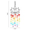 67cm Wire Lotus Hanging Decoration