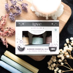 Juego de 3 aceites esenciales mezclados Love Ritual