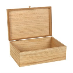 30 cm große Winterritual-Box aus Holz