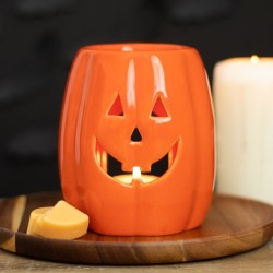 Quemador de aceite y calentador de cera Jack-o'-Lantern