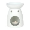 White Ceramic Tree of Life Oil Burner