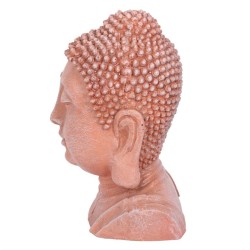 Adorno de cabeza de Buda con efecto de terracota de 41 cm