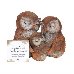 Adorno familiar de búhos Be Together de Owl-ways