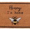 Natural Honey I?m Home Bee Doormat