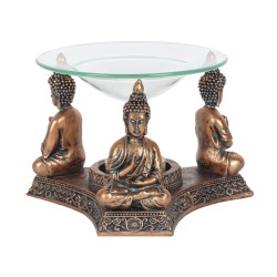 Buddha-Ölbrenner aus Bronze