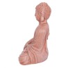 Sitzender Garten-Buddha in Terrakotta-Optik, 52 cm