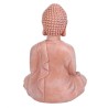 Sitzender Garten-Buddha in Terrakotta-Optik, 52 cm