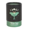 Luna Moth Weiße Salbeikerze