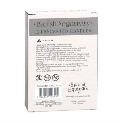 Packung mit 12 Banish Negativity Spell Candles