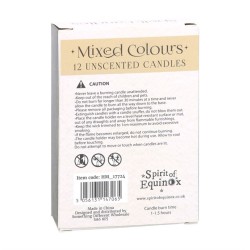 Paquete de 12 velas mágicas de colores mezclados