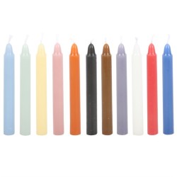 Paquete de 12 velas mágicas de colores mezclados