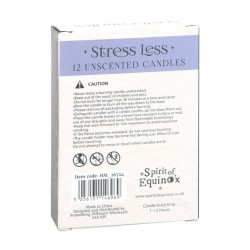 Pack of 12 Stress Less Spell Candles