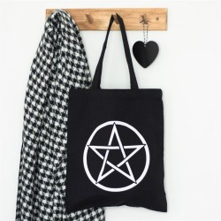 Pentagramm-Einkaufstasche aus Polycotton