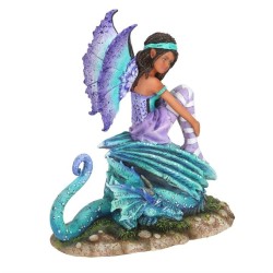 Figura de hada con percha de dragón de 16 cm de Amy Brown