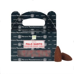 Juego de 6 paquetes de conos Satya Palo Santo Backflow Dhoop