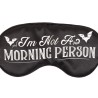 Satin-Schlafmaske „I'm Not a Morning Person“.