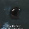 Darkest Nights Black Obsidian Crystal Moon Greeting Card